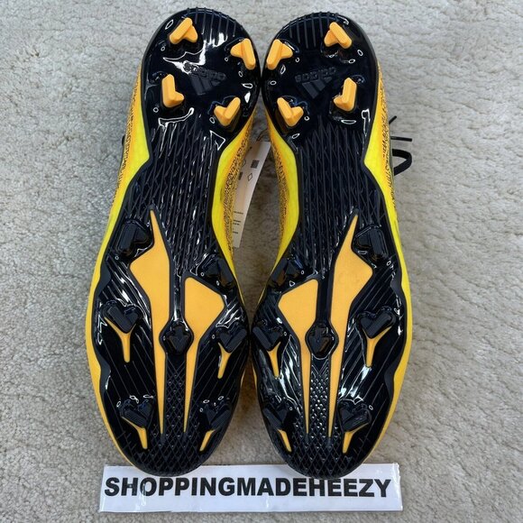 [US 12] adidas x SPEEDFLOW MESSI.3 FG Soccer Futbol Cleats GW7419 Yellow main image 9